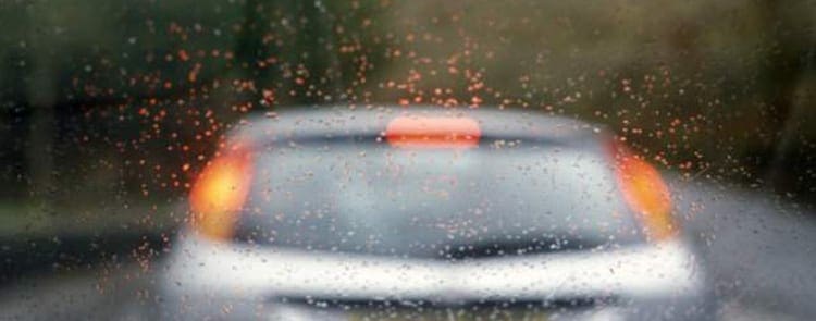 fog on car window