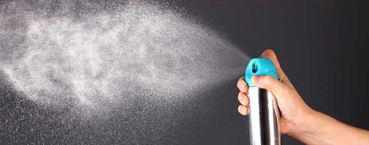 spray from air freshener