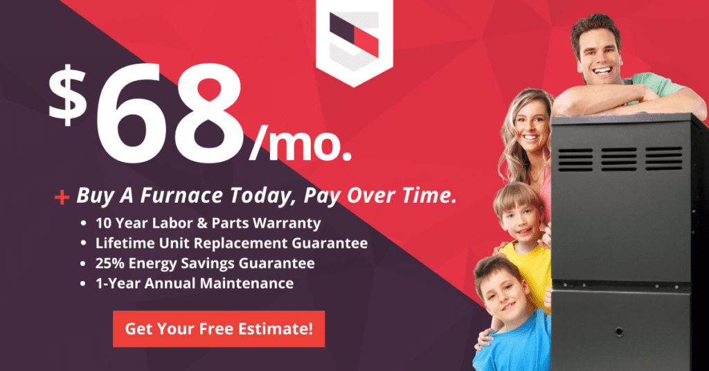 new furnace for payments as low as $68 per month