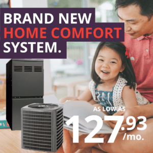 payments as low as $127.93 per month for new hvac system